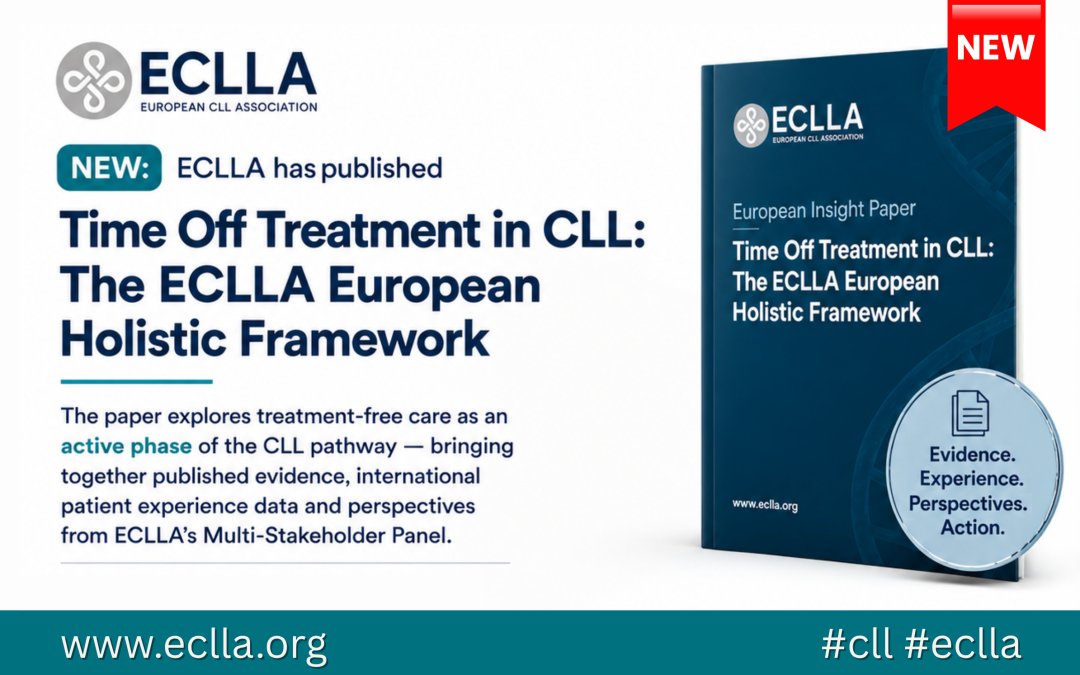 📢 ECLLA Launches New European Insight Paper on Time Off Treatment in CLL